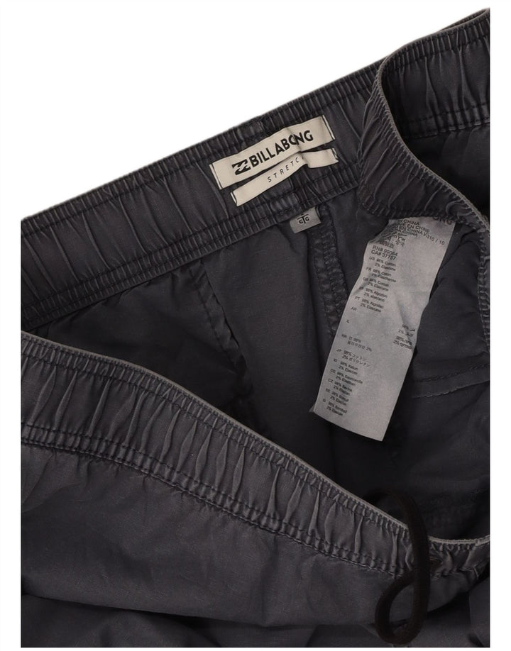 BILLABONG Mens Casual Shorts Large W34  Navy Blue Cotton