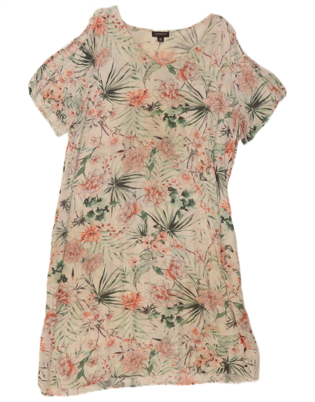 AUTOGRAPH  Womens Oversized Maxi Dress UK 16 Large Multicoloured Floral