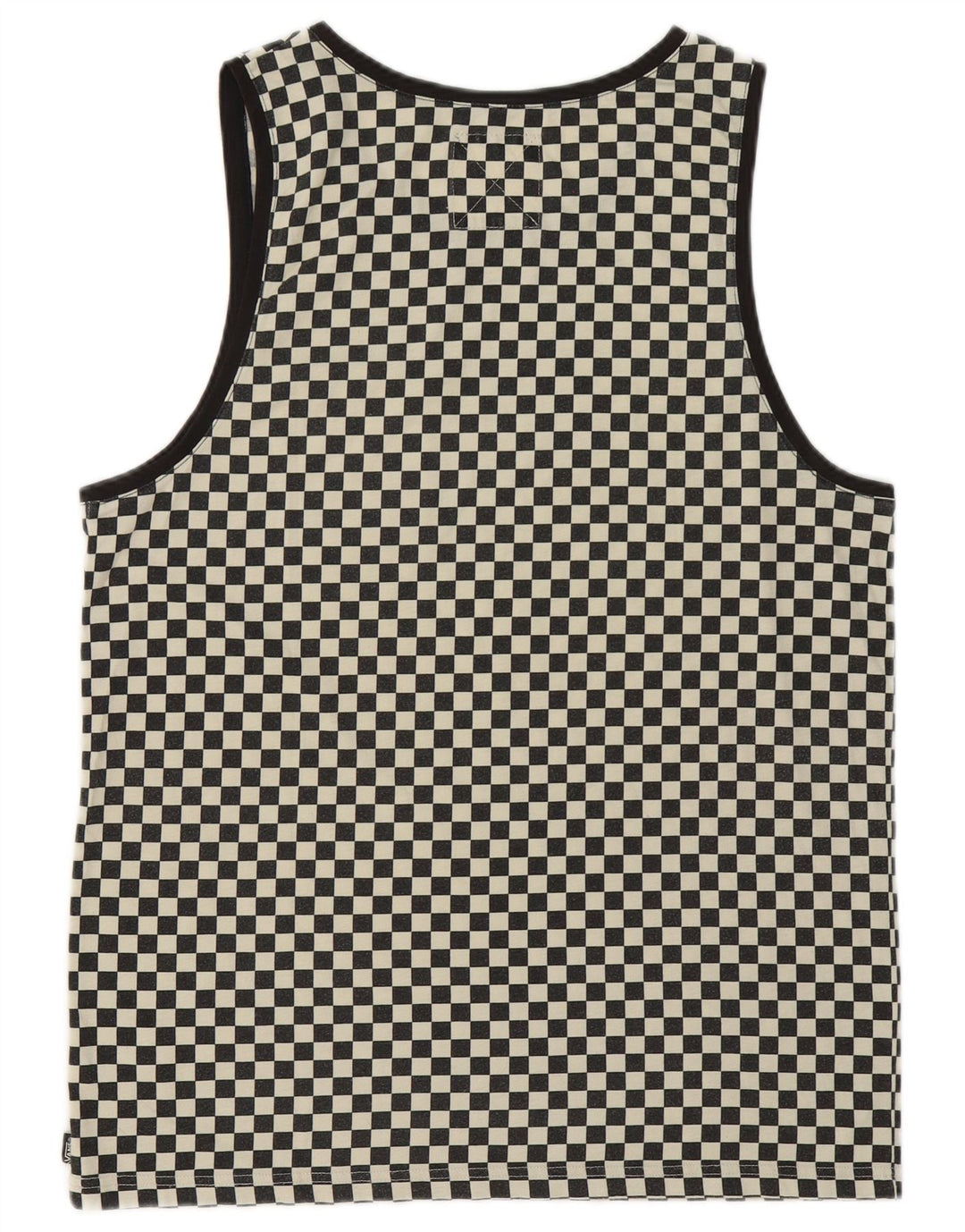 Vans Mens Vest Top Large Grey Geometric