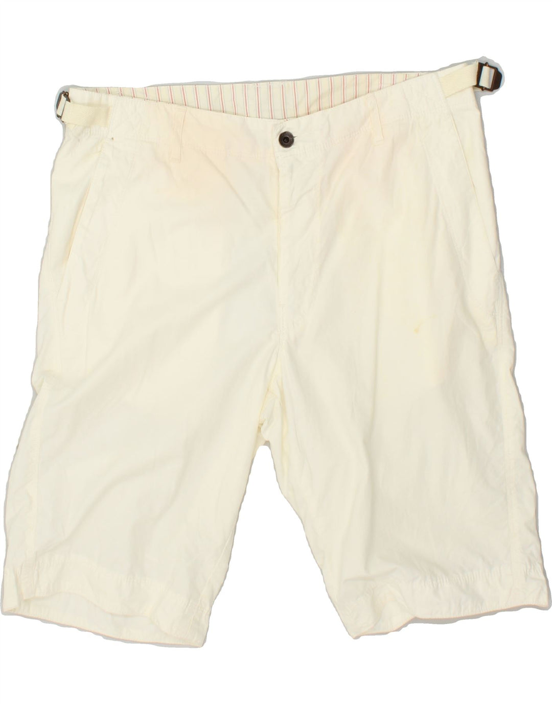 CHAMPION Mens Bermuda Shorts Large W36 White Cotton | Vintage Champion | Thrift | Second-Hand Champion | Used Clothing | Messina Hembry 