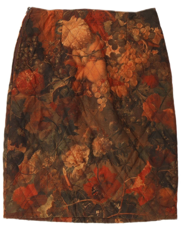 Fiorella Rubino Womens High Waist Pencil Skirt UK 14 Large W28 Multicoloure