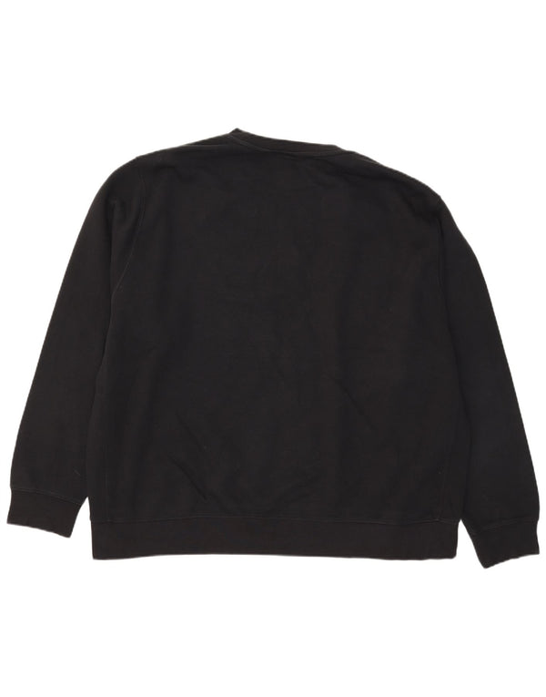 Nike Mens Sweatshirt Jumper 2XL Black Cotton
