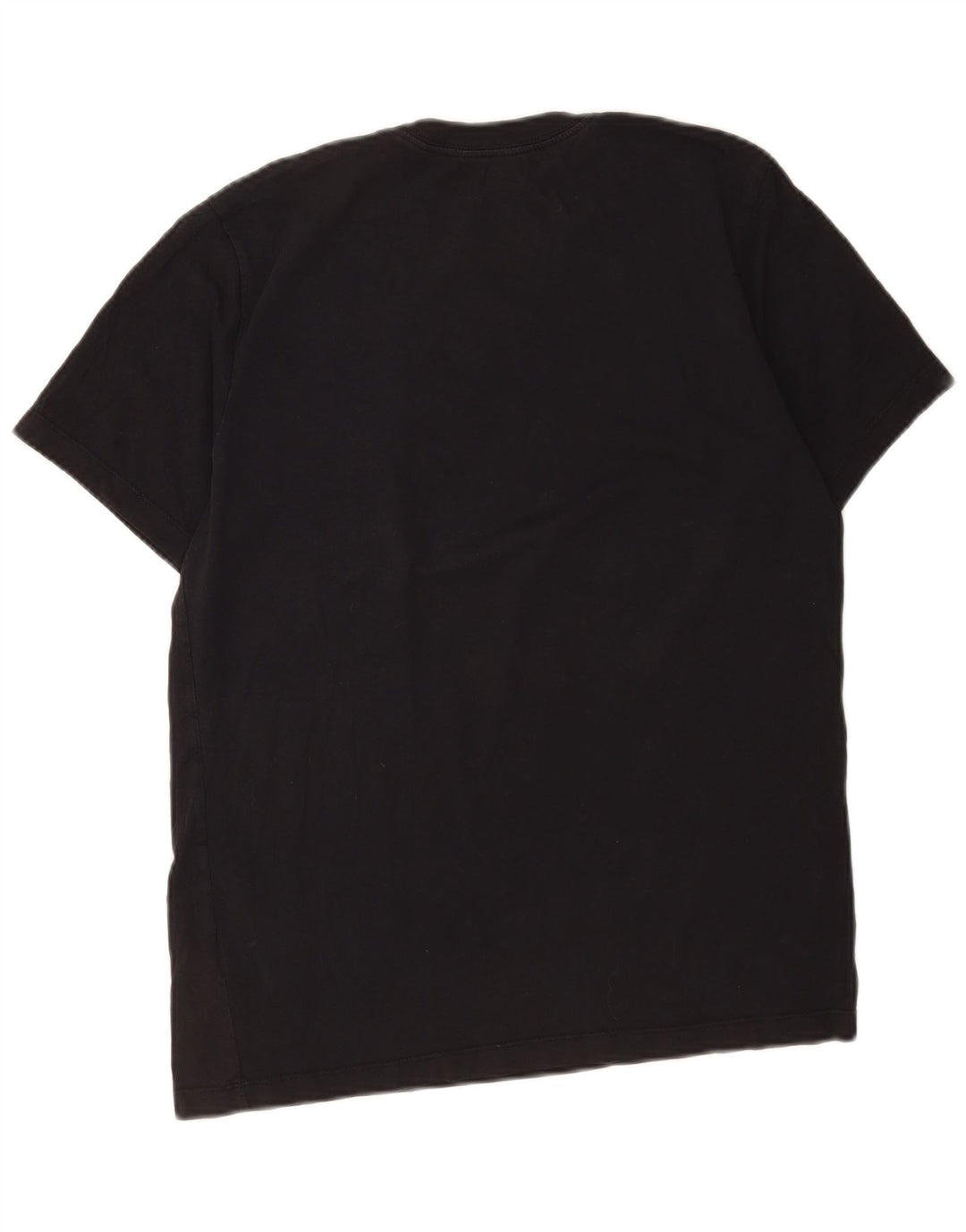 Nike Mens Graphic T-Shirt Top Medium Black Cotton
