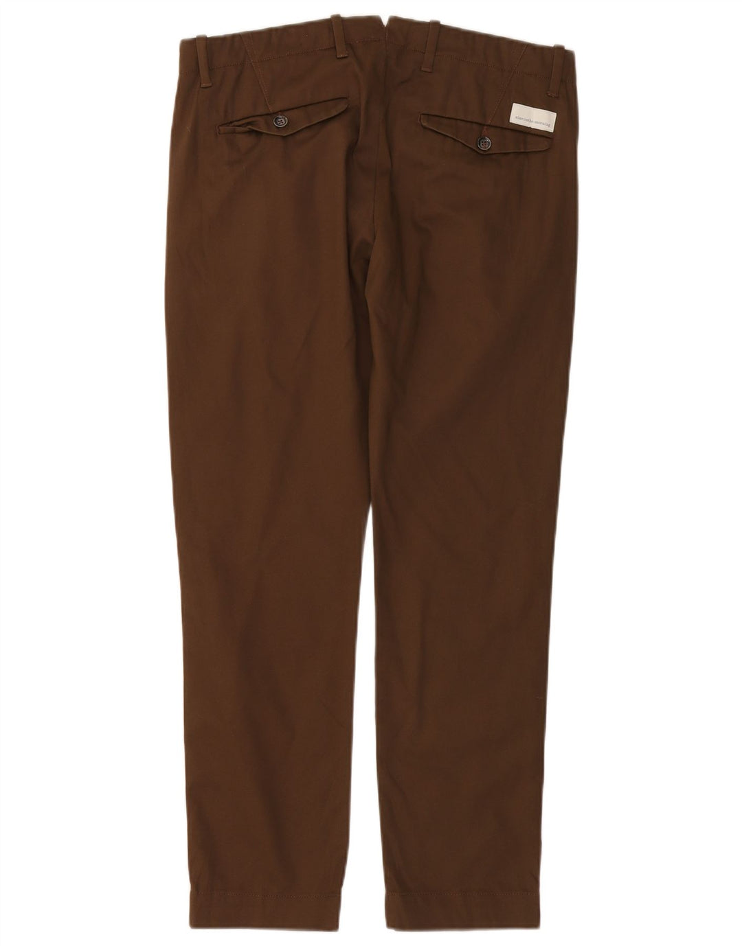 NINE IN THE MORNING Mens Pegged Chino Trousers IT 48 Medium W32 L28 Brown