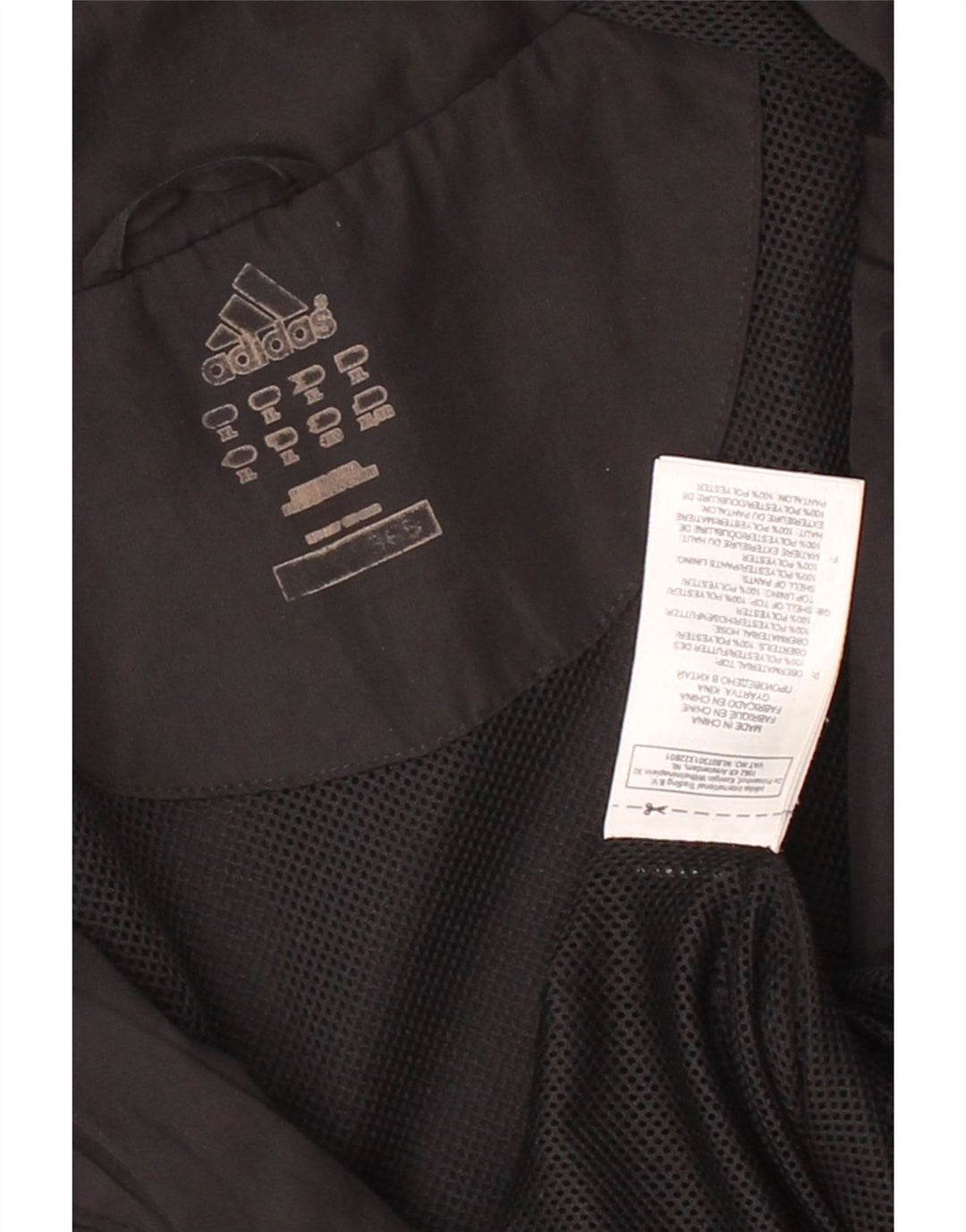 ADIDAS Mens Climacool Tracksuit Top Jacket XL Black Polyester Vintage Adidas and Second-Hand Adidas from Messina Hembry 