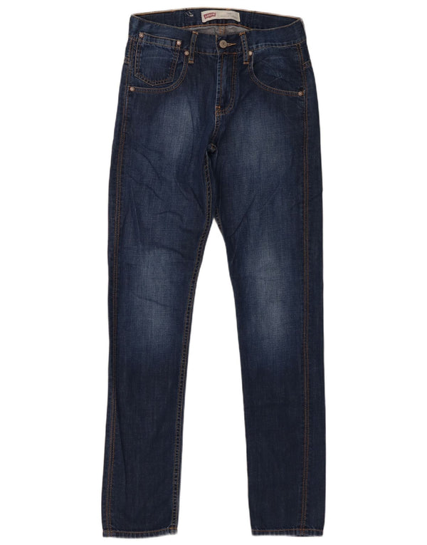 Levi's Boys 508 Regular Tapered Jeans 15-16 Years W28 L31 Navy Blue Cotton