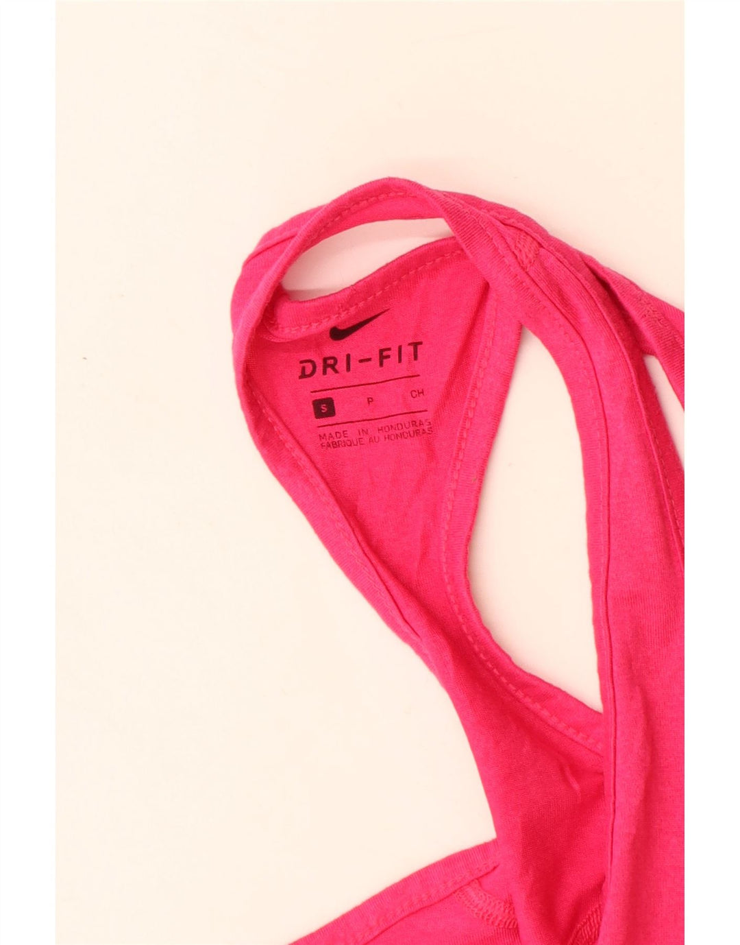 Nike Womens Dri Fit Vest Top UK 8 Small Pink Polyester