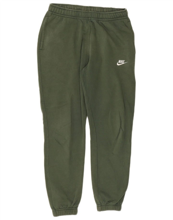 Nike Mens Tracksuit Trousers Joggers Medium Green Cotton