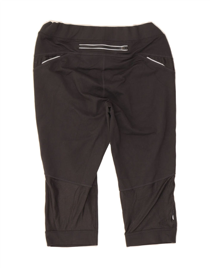 ATHLETA Womens Capri Tracksuit Trousers UK 14 Large Grey Polyester Vintage Athleta and Second-Hand Athleta from Messina Hembry 