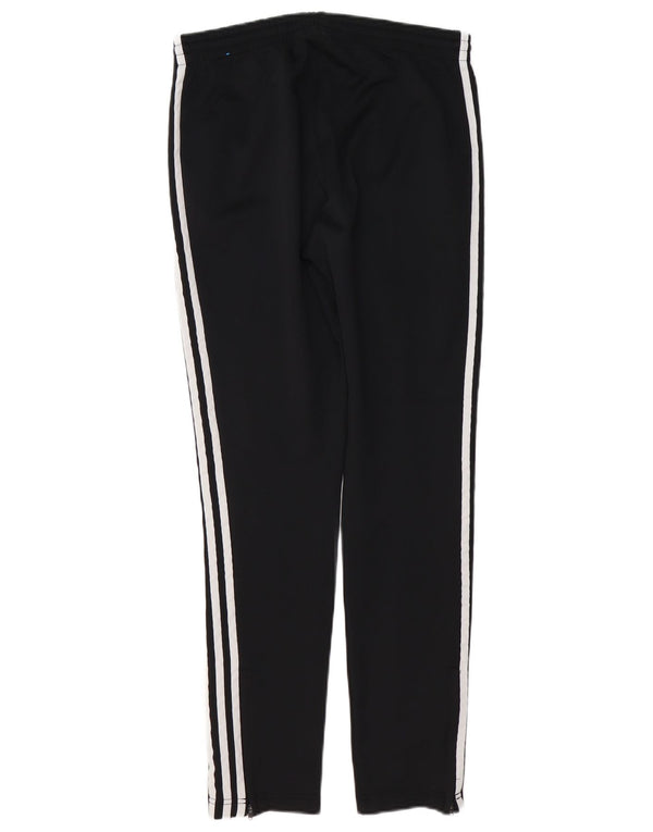 ADIDAS Womens Tracksuit Trousers UK 12 Medium  Black Cotton