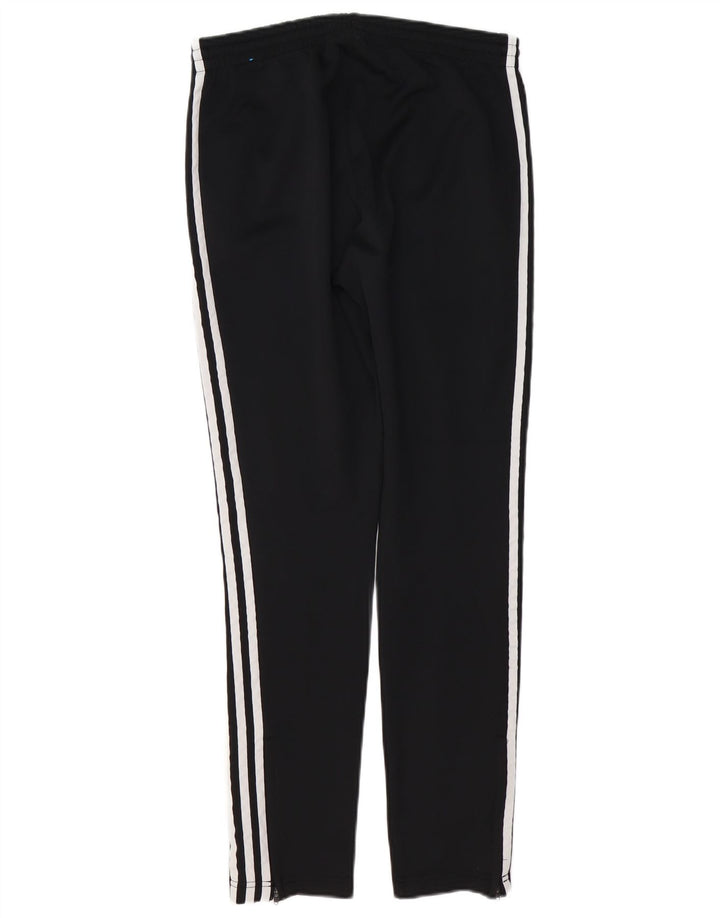 ADIDAS Womens Tracksuit Trousers UK 12 Medium  Black Cotton