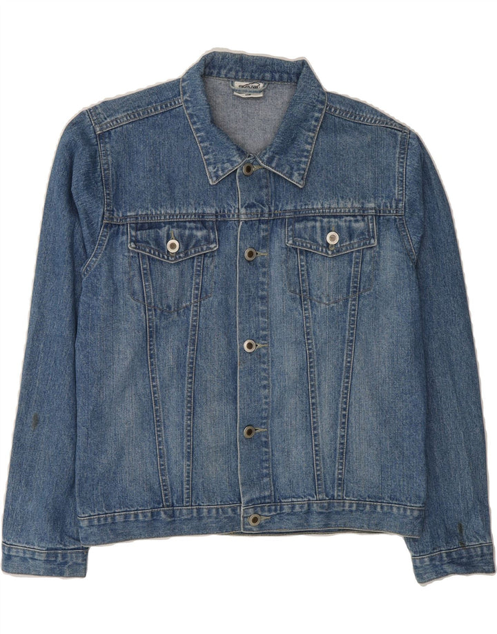 VINTAGE Boys Denim Jacket 13-14 Years Blue Cotton Vintage Vintage and Second-Hand Vintage from Messina Hembry 