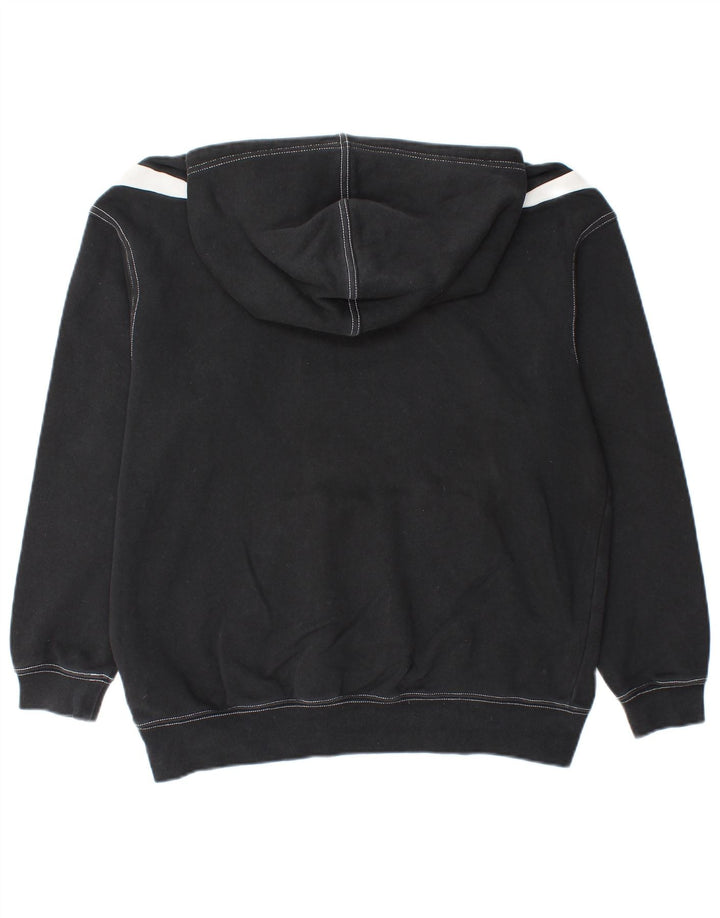 NIKE Mens Graphic Loose Fit Hoodie Jumper XS Black Cotton