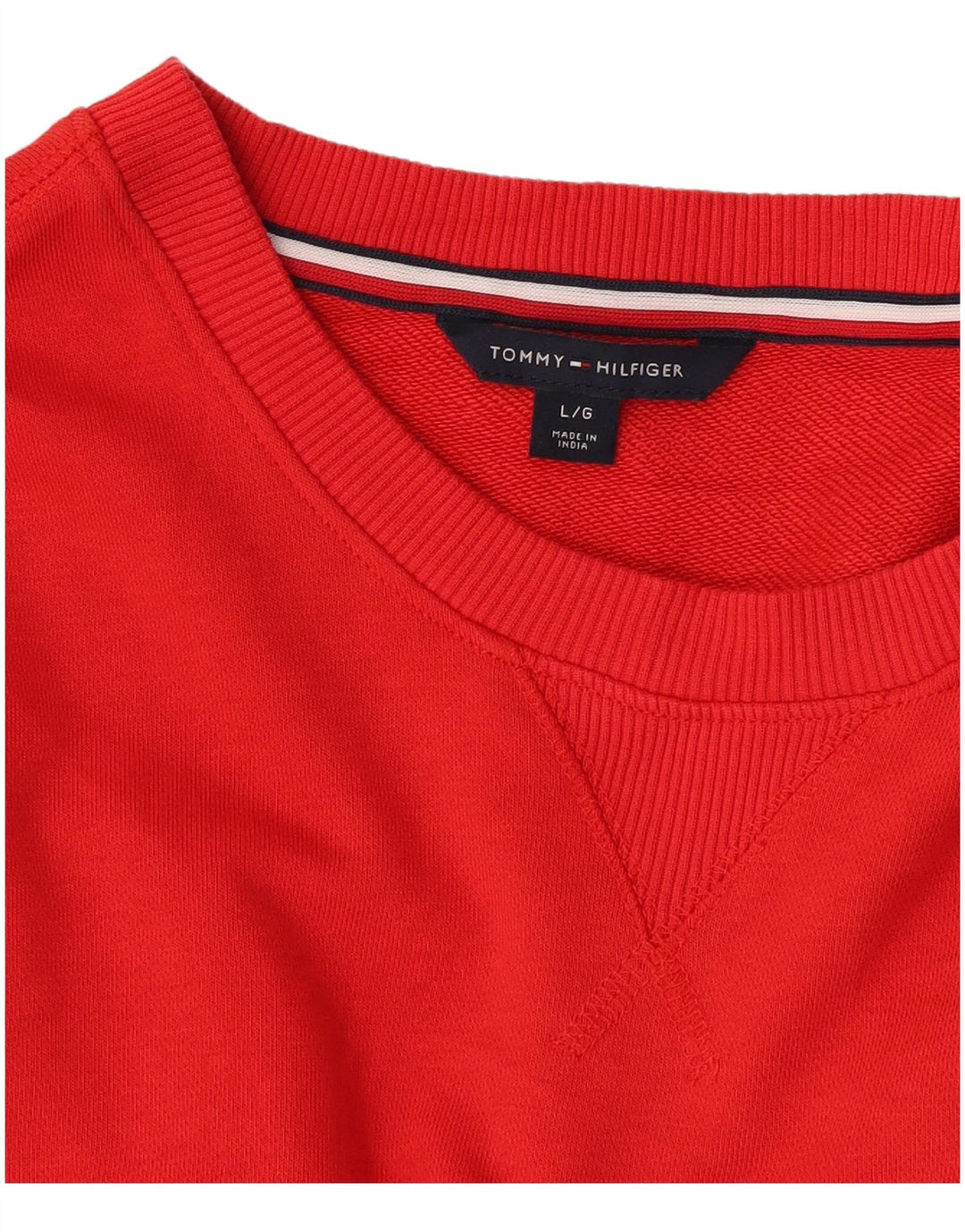 Tommy Hilfiger Womens Sweatshirt Jumper UK 16 Large Red