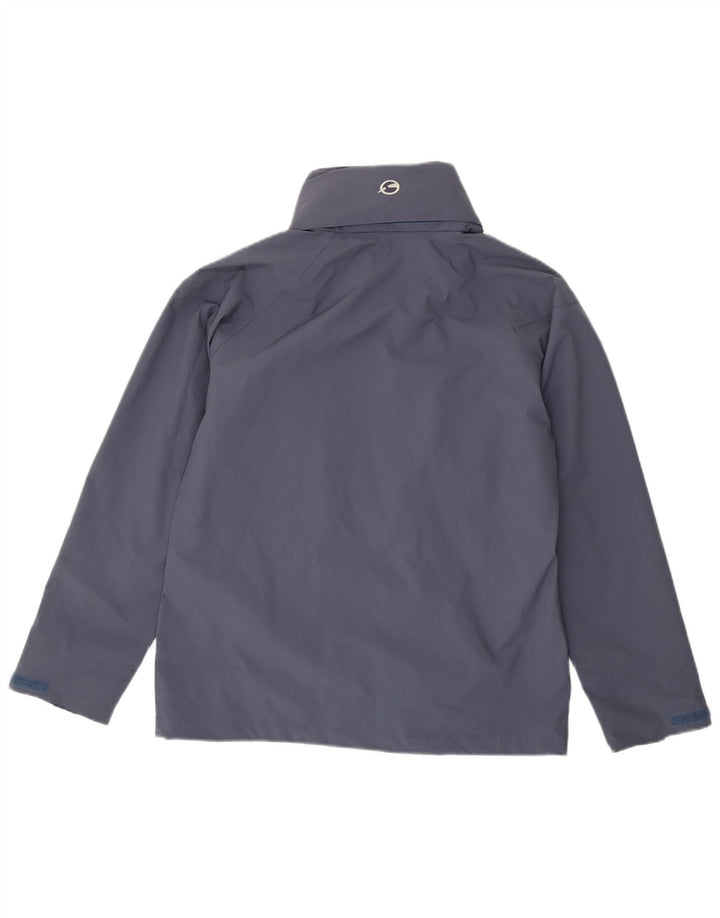 Sprayway Womens Hooded Rain Jacket UK 14 Medium Blue Polyester