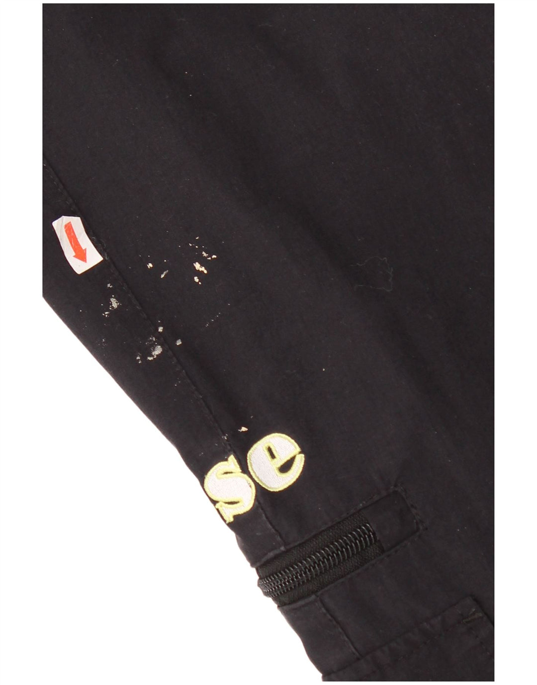 Ellesse Mens Cargo Tracksuit Trousers Joggers Large  Black Nylon