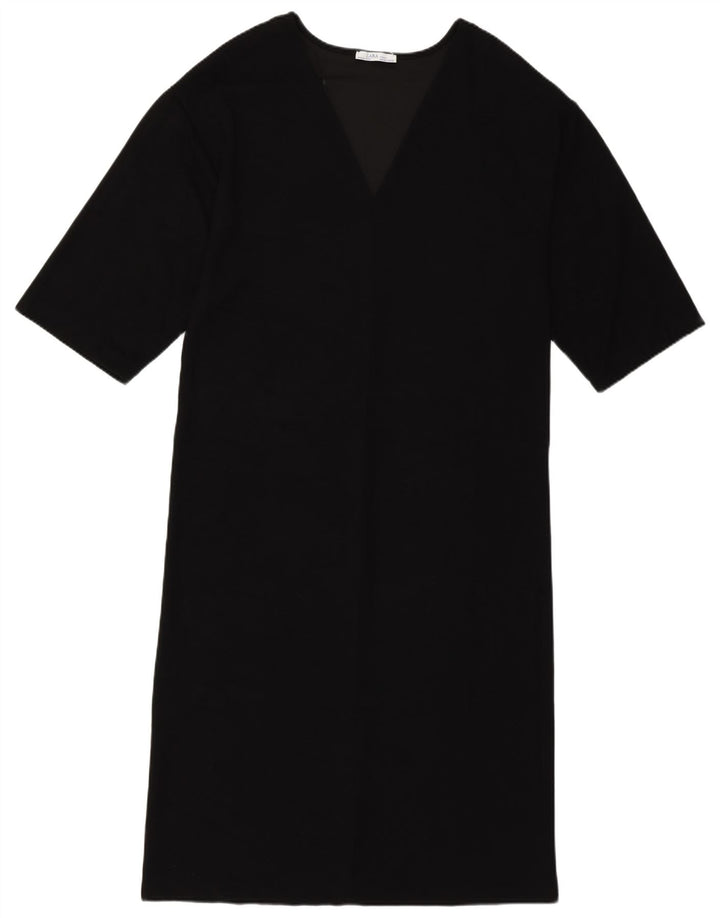 Zara Womens Regular Basic Dress UK 10 Small Black