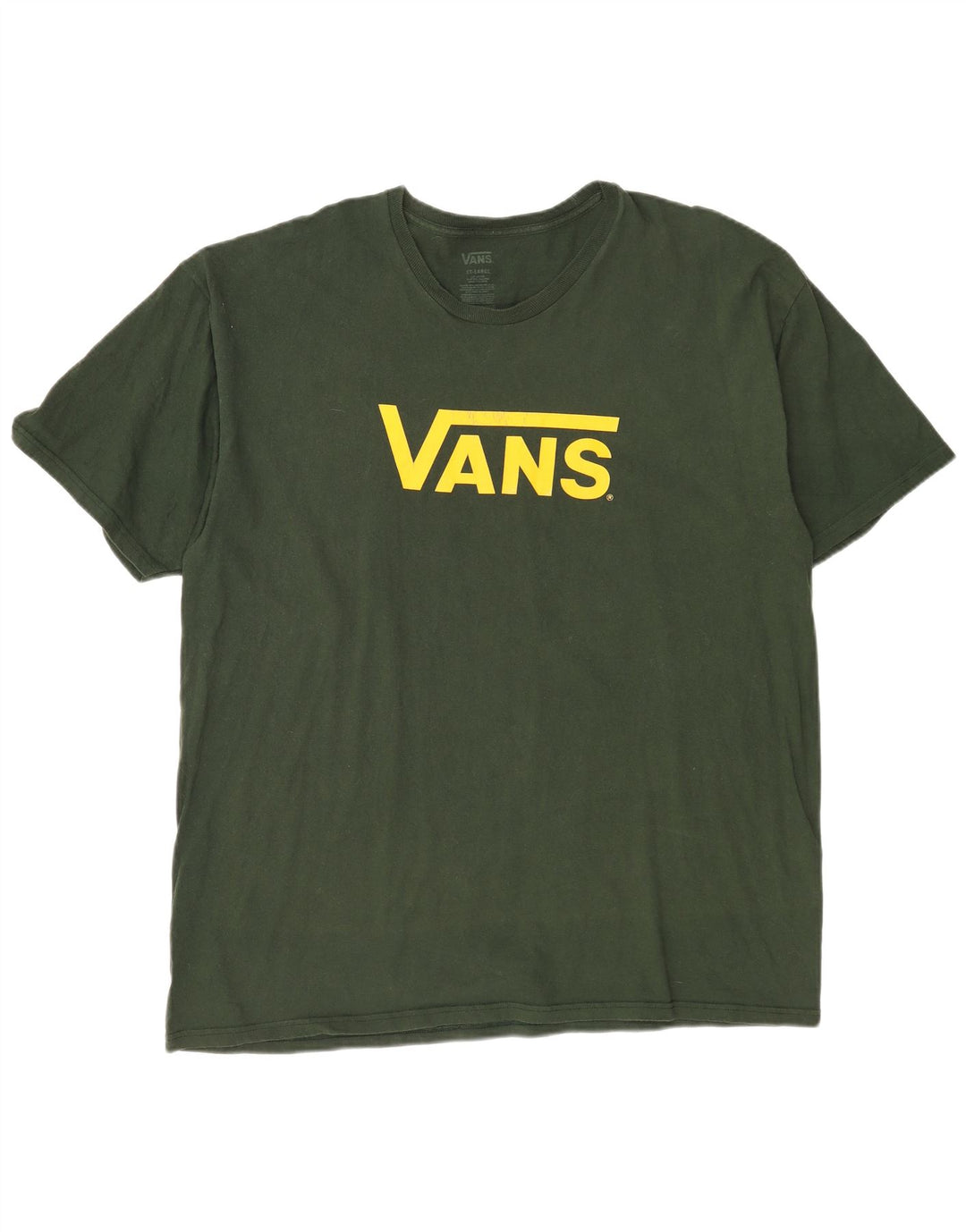 Vans Mens Graphic T-Shirt Top 2XL Green