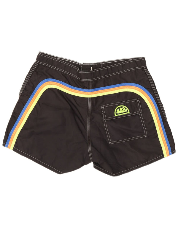 Sundek Mens Swimming Shorts Medium Black Nylon