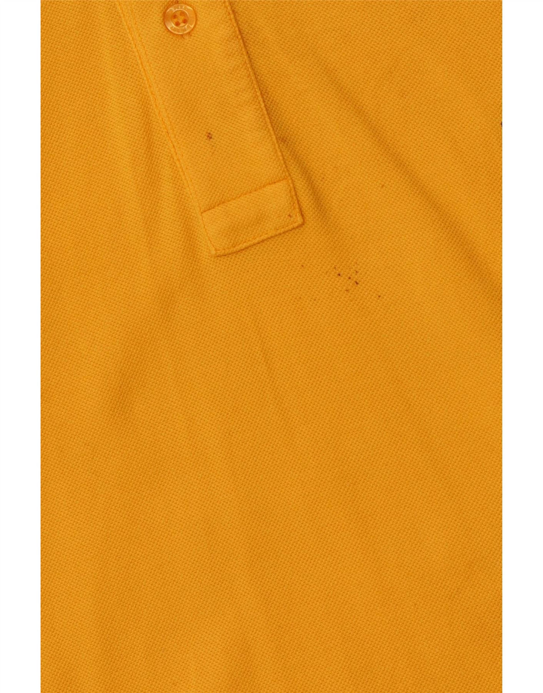 FRED PERRY Mens Polo Shirt Medium Yellow Cotton