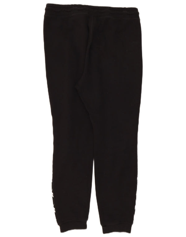 Reebok Mens Graphic Tracksuit Trousers Joggers Medium Black Cotton