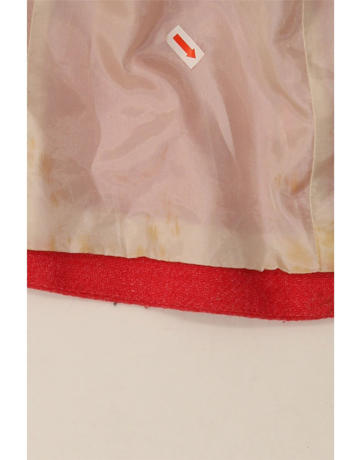 AVOCA Womens Overcoat US 2 XS Red Wool Vintage Avoca and Second-Hand Avoca from Messina Hembry 