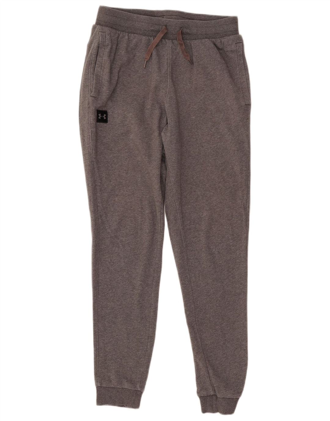 Under Armour Mens Tracksuit Trousers Joggers Medium  Grey Cotton