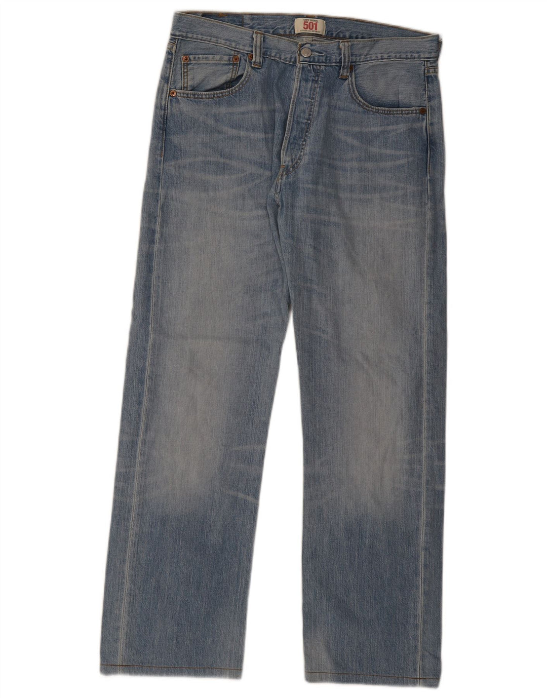 Levi's Mens 501 Straight Jeans W34 L30 Blue