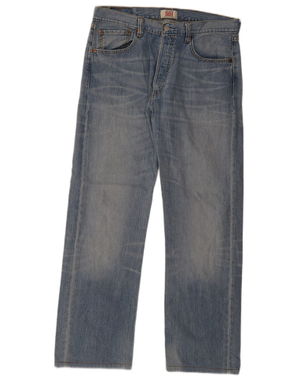 Levi's Mens 501 Straight Jeans W34 L30 Blue