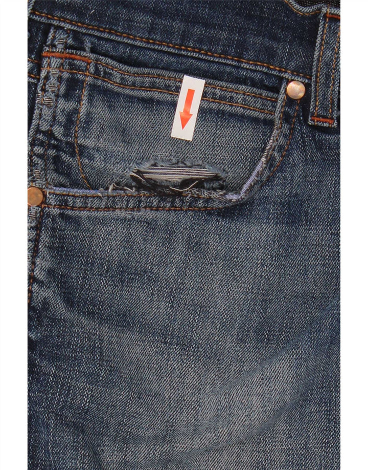 Wrangler Mens Slim Jeans W35 L29 Navy Blue