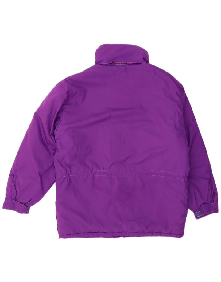 FILA Mens Magic Line Loose Fit Windbreaker Jacket UK 36 Small Purple