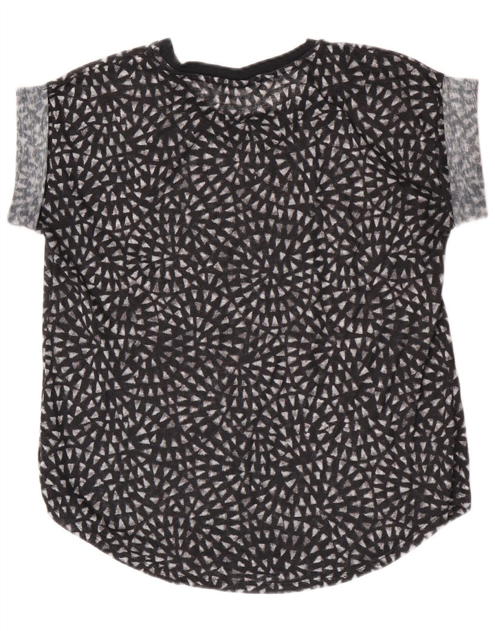 Mossimo Womens See Through Blouse Top UK 18 XL Black Polyester