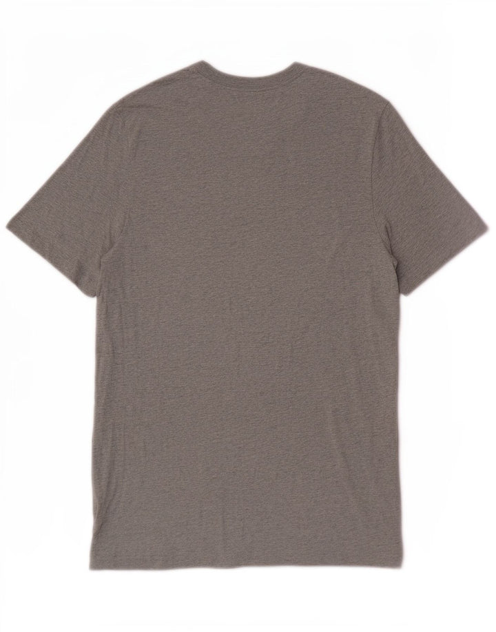 Nike Mens T-Shirt Top Medium Grey Flecked Cotton