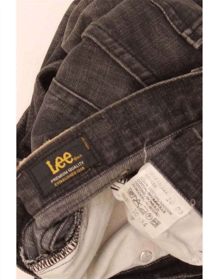 Lee Mens Bootcut Jeans W30 L34 Black Cotton