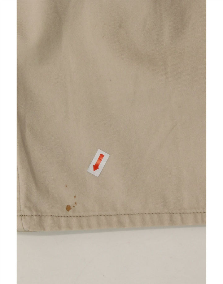 VINTAGE Mens Bomber Jacket UK 38 Medium Beige Cotton Vintage Vintage and Second-Hand Vintage from Messina Hembry 