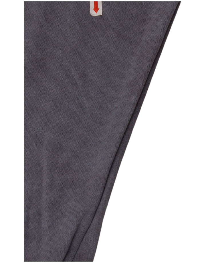 NIKE Mens Graphic Hoodie Jumper Small Purple Cotton