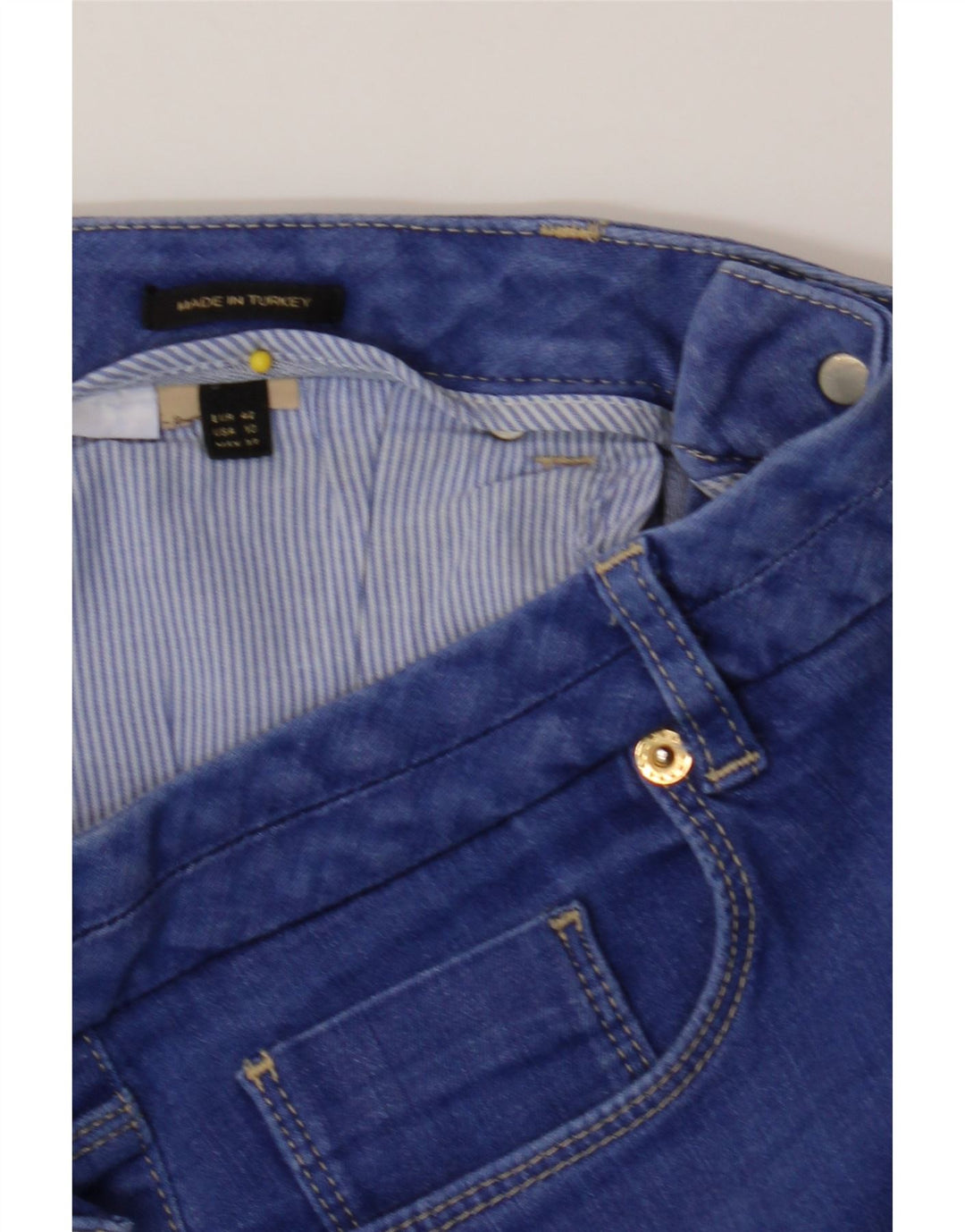 MASSIMO DUTTI Womens Slim Jeans EU 42 Large W30 L26 Blue Vintage Massimo Dutti and Second-Hand Massimo Dutti from Messina Hembry 