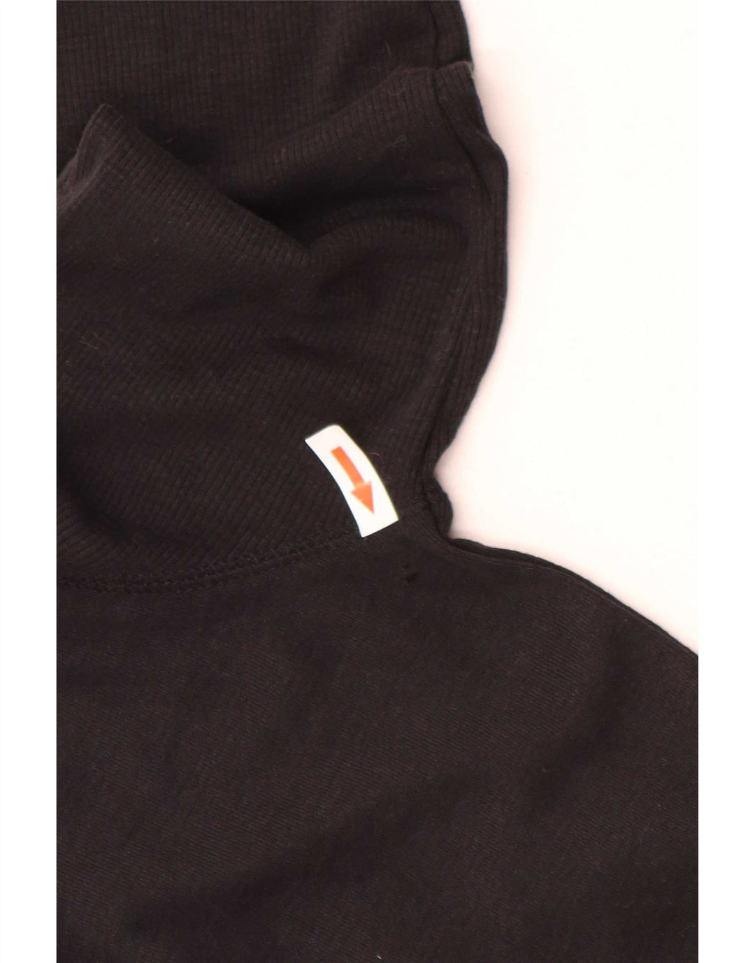 Marks & Spencer Womens Longline Roll Neck Jumper Sweater UK 10 Small Black