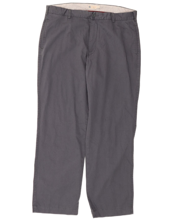 J. CREW Mens Straight Chino Trousers W38 L32 Grey Cotton