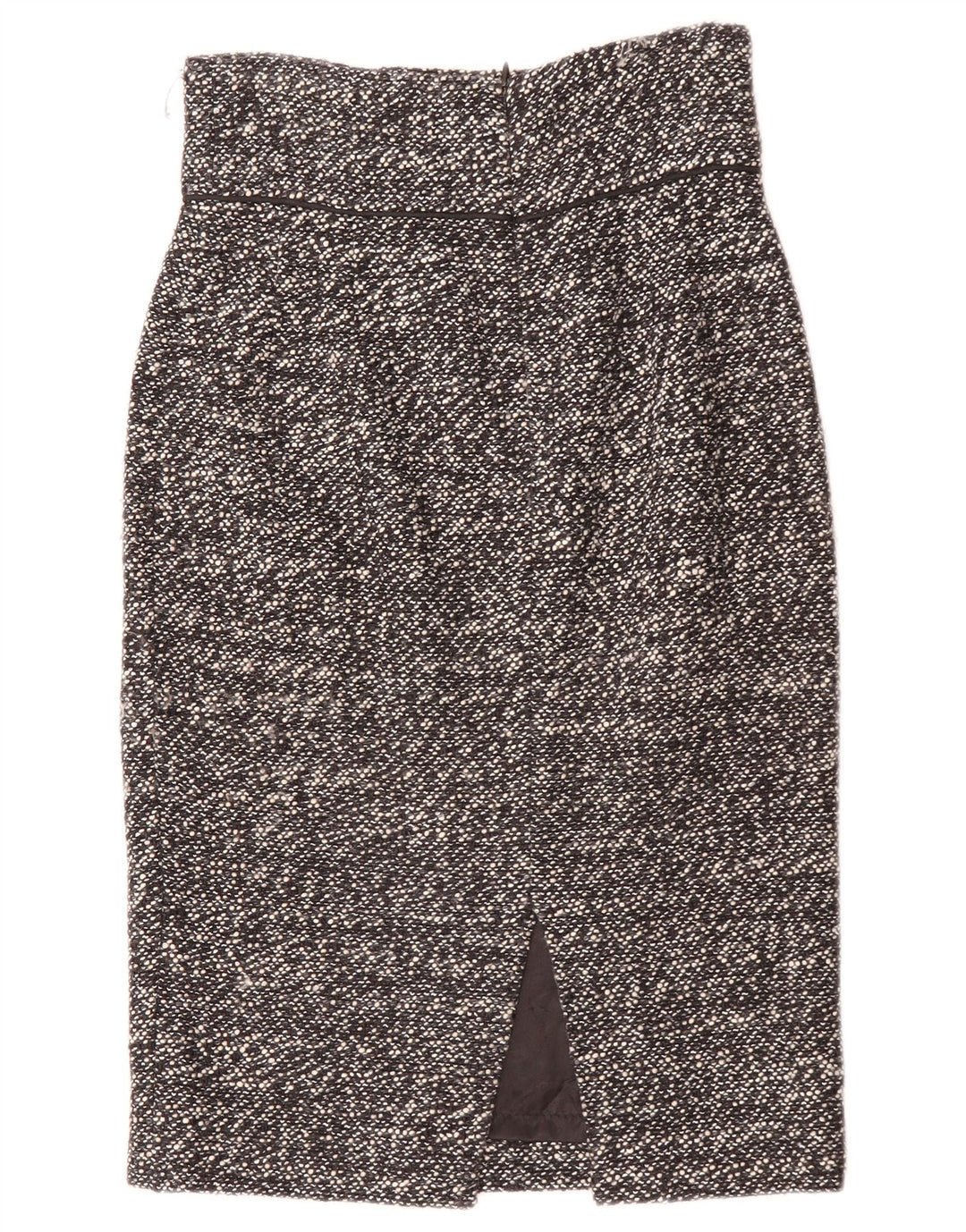 Zara Womens Pencil Skirt Small W26 Black Flecked Acrylic