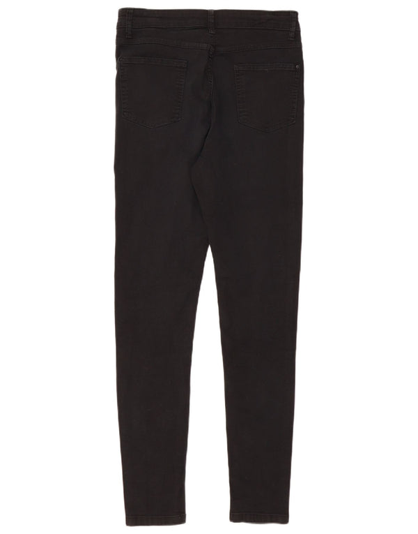 Marks & Spencer Womens Jegging Jeans UK 12 Medium W32 L31 Black Cotton
