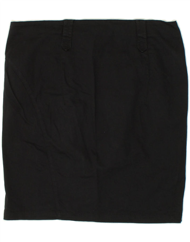 CALVIN KLEIN Womens Pencil Skirt W30 Medium Black Cotton Vintage Calvin Klein and Second-Hand Calvin Klein from Messina Hembry 