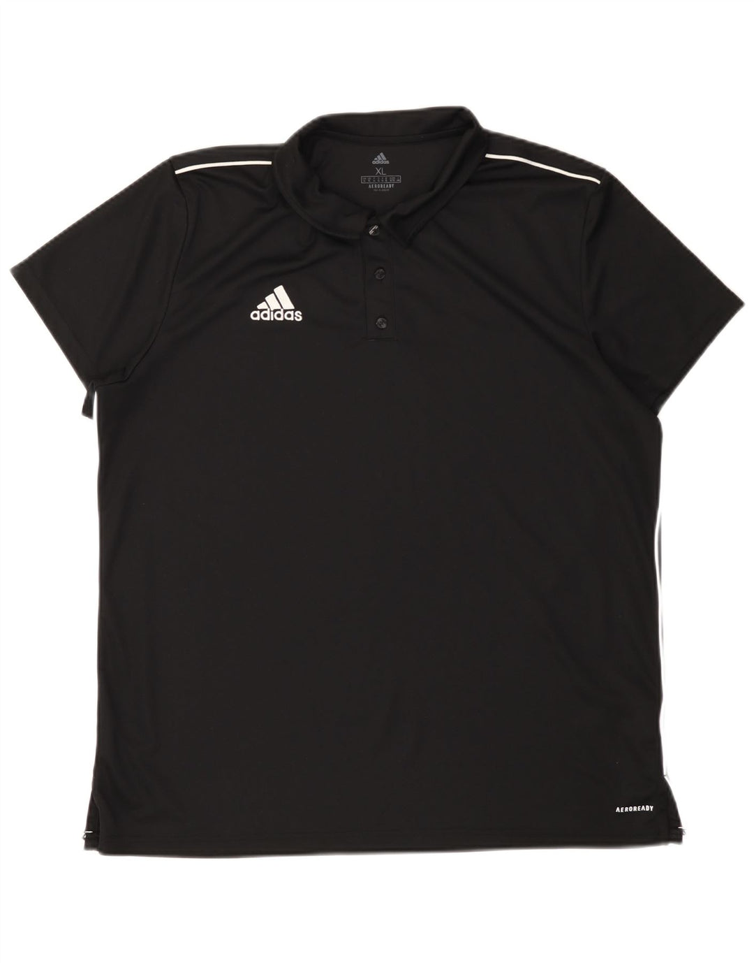 Adidas Mens Aeroready Polo Shirt XL Black Polyester