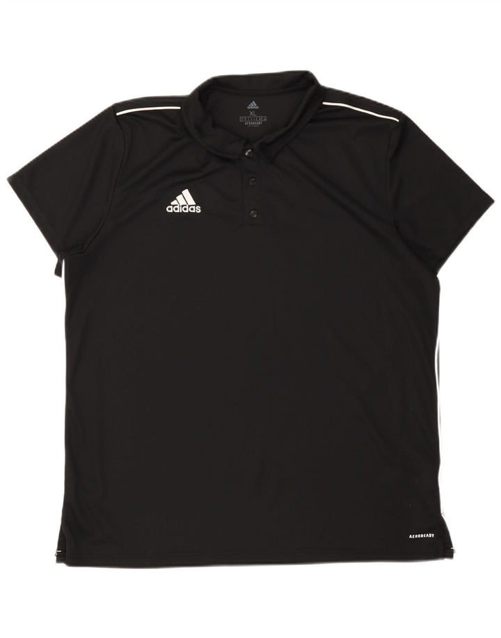 Adidas Mens Aeroready Polo Shirt XL Black Polyester