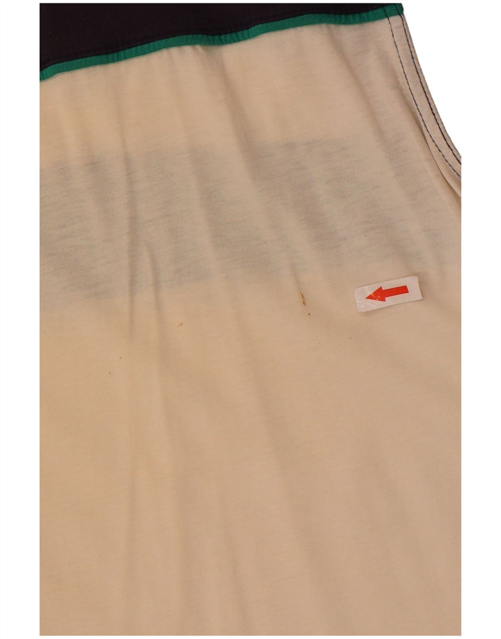 Puma Mens T-Shirt Top Medium White Colourblock