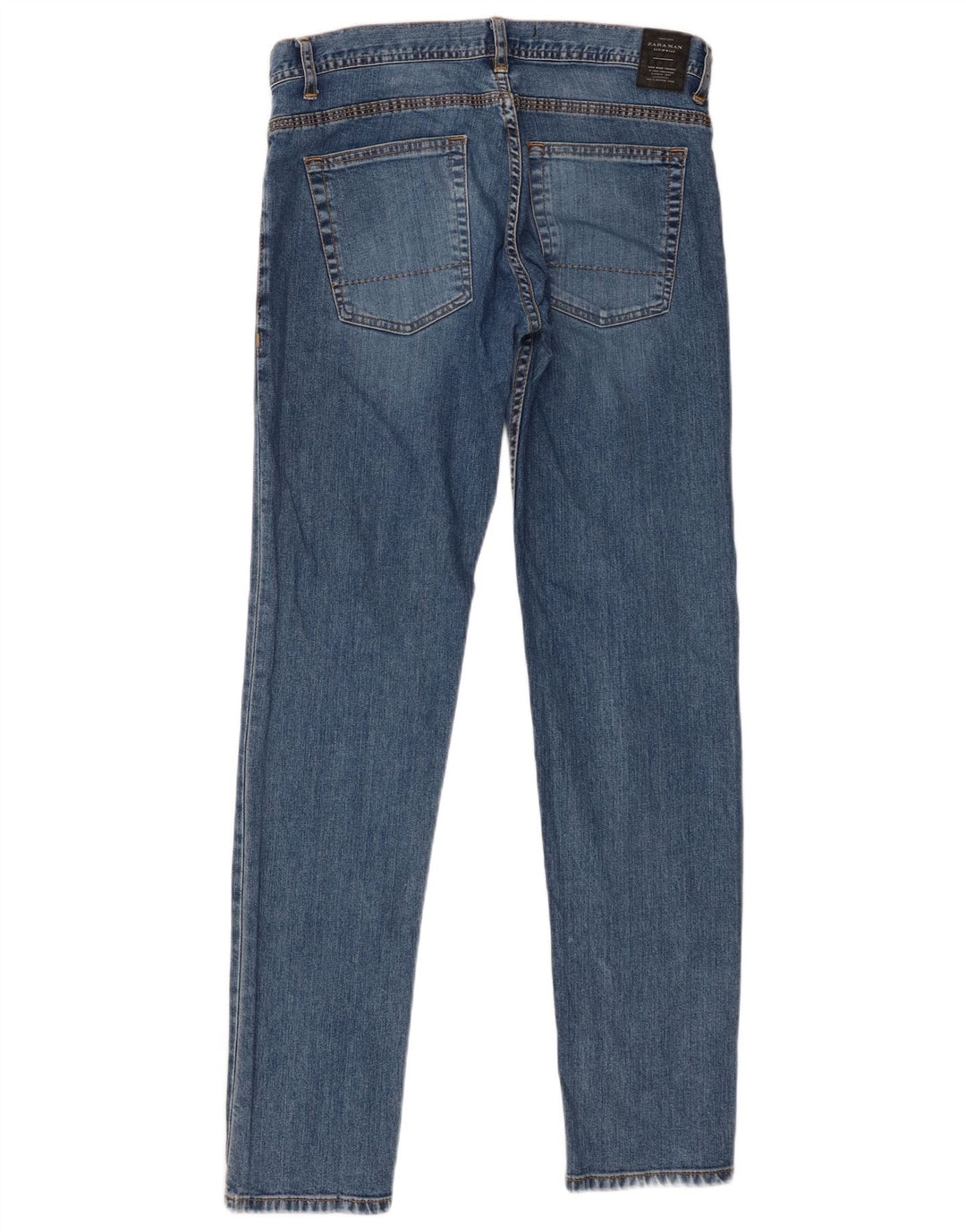 Zara Mens Slim Jeans EU 40 Medium W31 L32 Blue Cotton