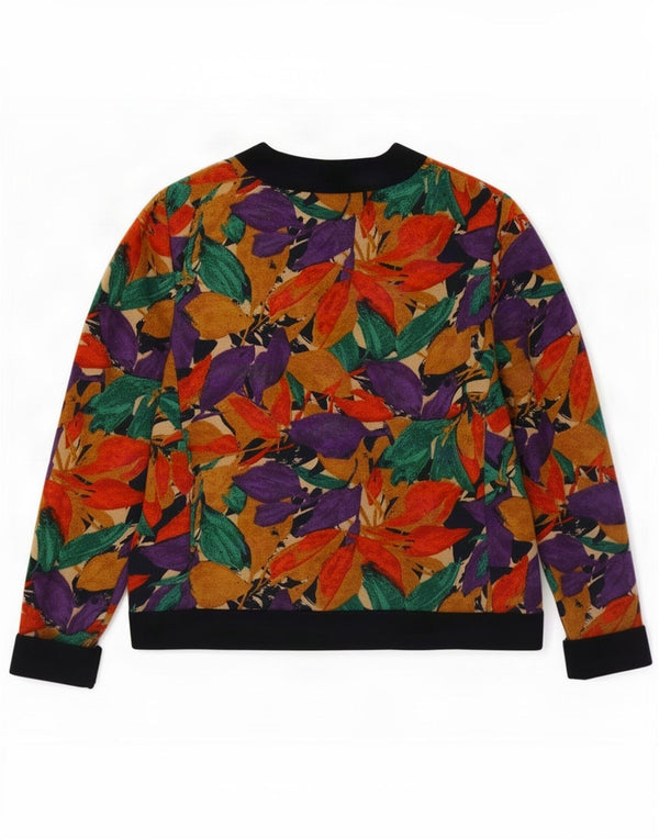 Devernois Paris Womens Blazer Jacket UK 14 Medium Multicoloured Floral