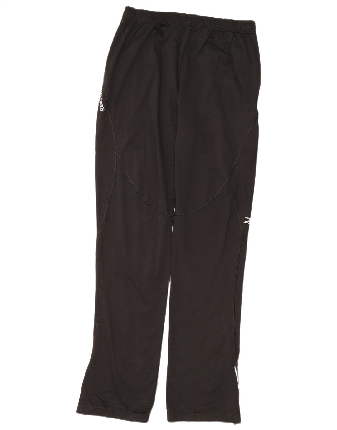 REEBOK Mens Tracksuit Trousers Small  Black Polyester