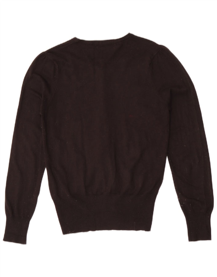 Marks & Spencer Womens Cardigan Sweater UK 8 Small Black