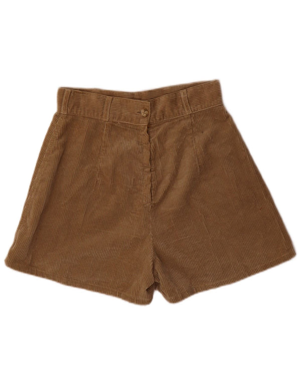 Sisley Womens Corduroy Shorts W28 Medium Brown Cotton